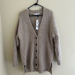 Zara Chunky Cardigan NWT